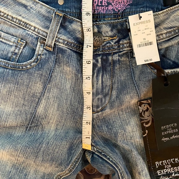 Express Rerock jeans size 10, Boot - Picture 4 of 7